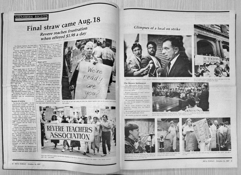 MTA Today article on the Revere strike.