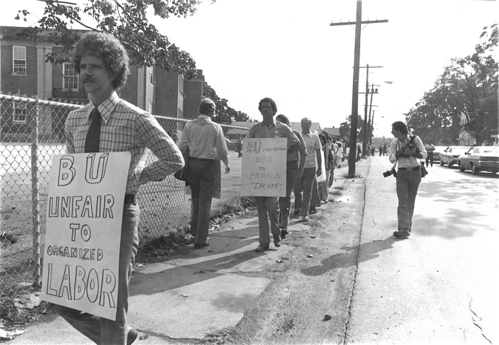 Picket line.